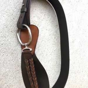 Leather belt